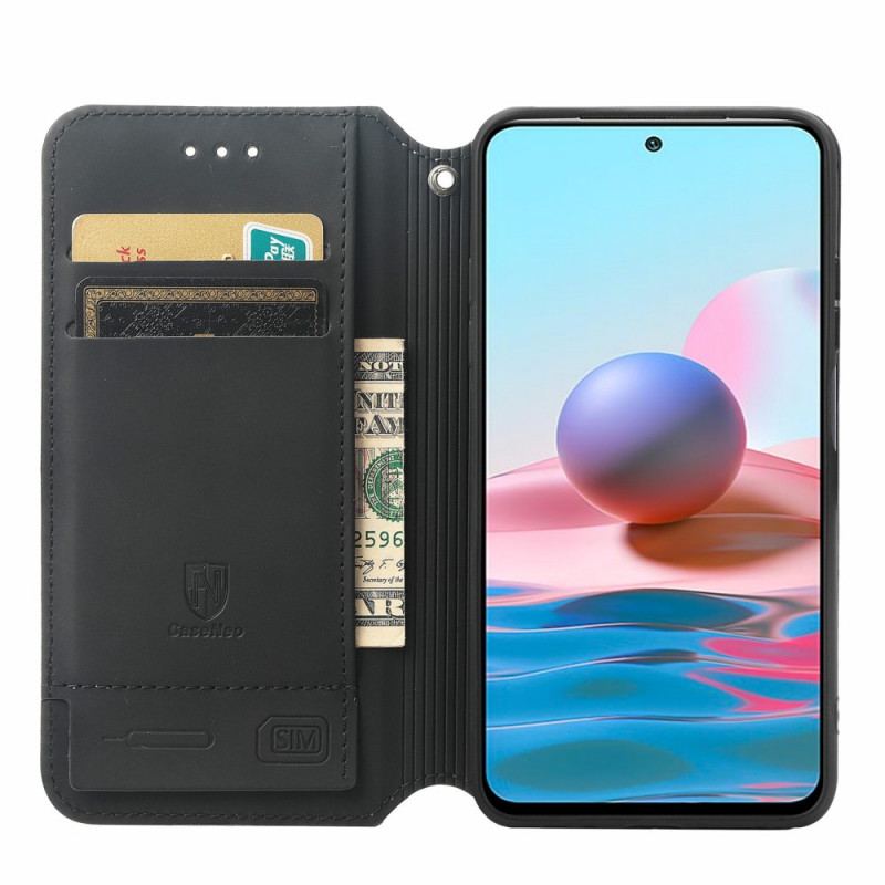 Flip Cover Xiaomi Redmi Note 10 Pro Design RFID Caseneo