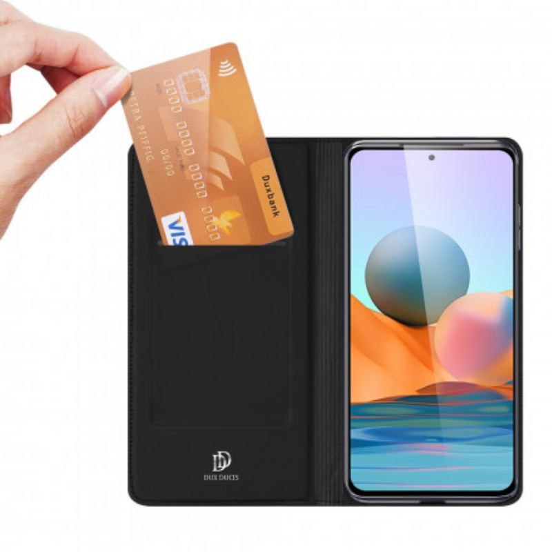 Flip Cover Xiaomi Redmi Note 10 Pro Skin Pro DUX DUCIS