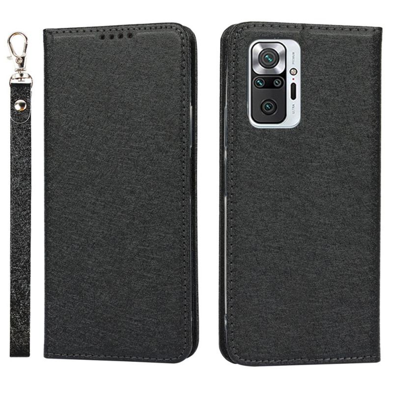 Flip Cover Xiaomi Redmi Note 10 Pro Style Cuir Douceur avec Lanière