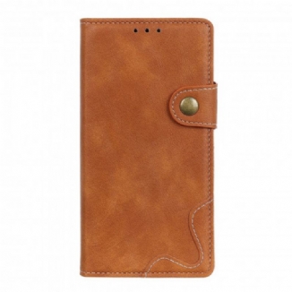 Housse Xiaomi Redmi Note 10 Pro Artistique Couture Bouton