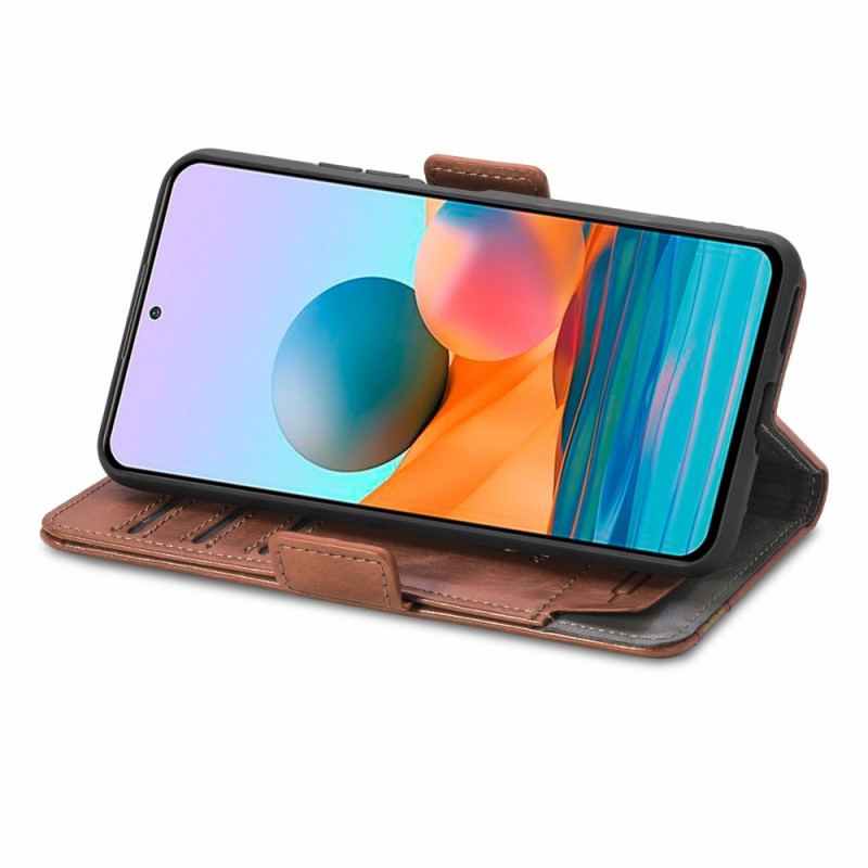 Housse Xiaomi Redmi Note 10 Pro Bicolore Double Fermoir