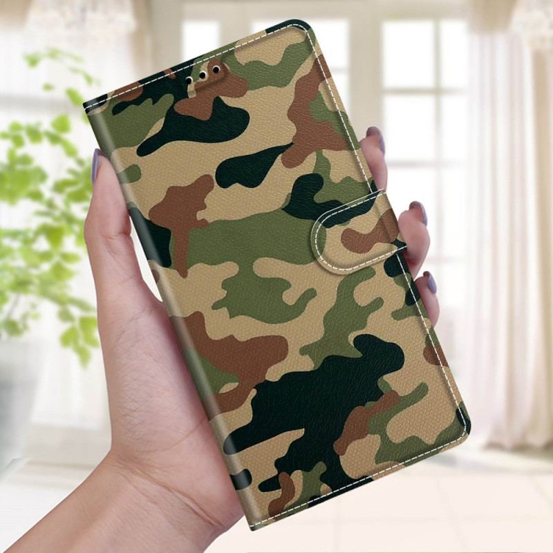 Housse Xiaomi Redmi Note 10 Pro Camouflage Militaire à lanière