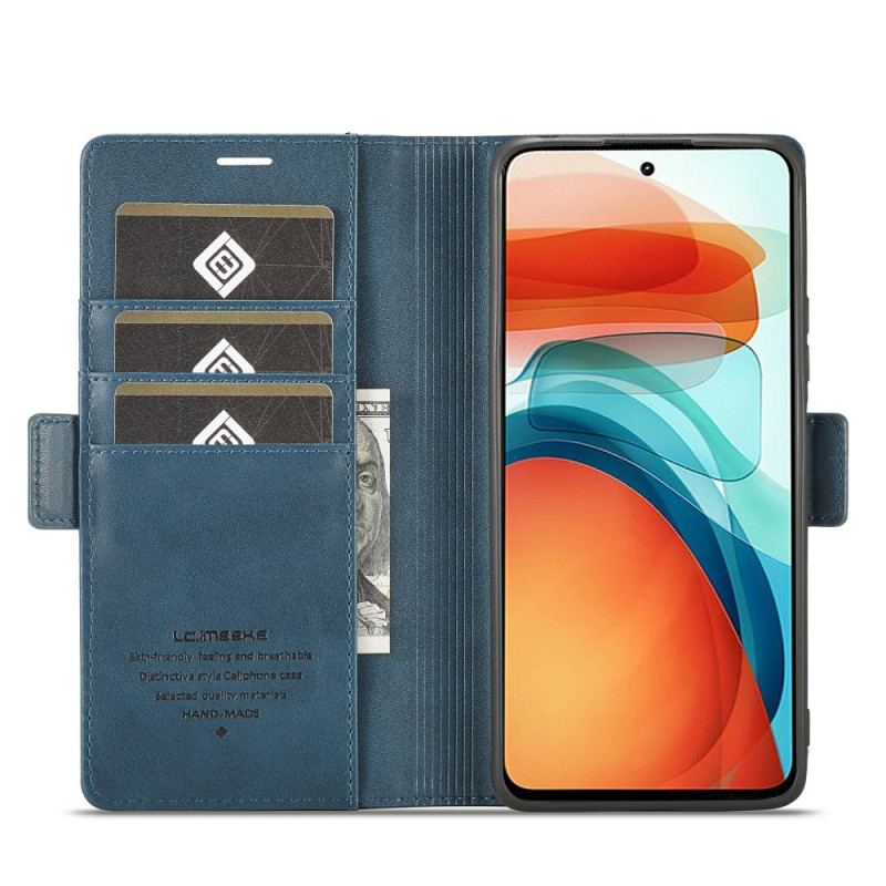 Housse Xiaomi Redmi Note 10 Pro Double Fermoir LC.IMEEKE