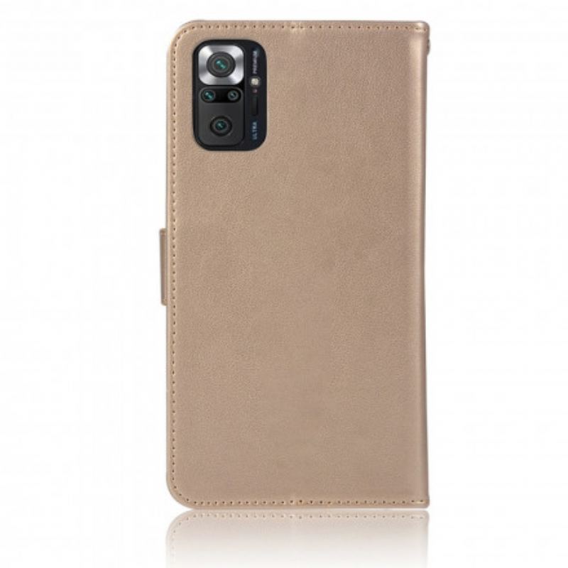 Housse Xiaomi Redmi Note 10 Pro Effet Cuir Attrape Rêves Hibou