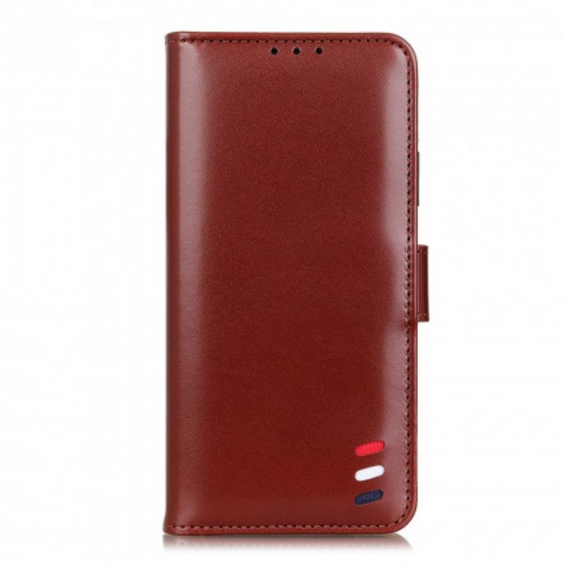 Housse Xiaomi Redmi Note 10 Pro Effet Cuir Tricolore