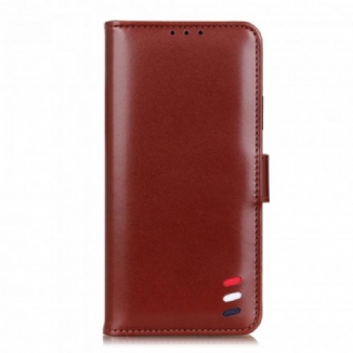 Housse Xiaomi Redmi Note 10 Pro Effet Cuir Tricolore