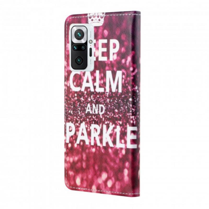 Housse Xiaomi Redmi Note 10 Pro Keep Calm and Sparkle