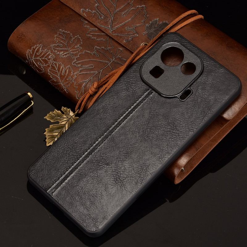 Coque Xiaomi Mi 11 Pro Effet Cuir Couture