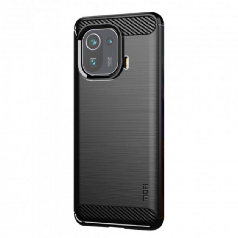 Coque Xiaomi Mi 11 Pro Fibre Carbone Brossée MOFI