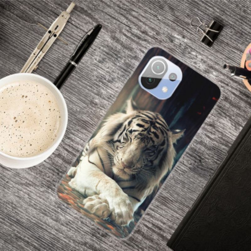 Coque Xiaomi Mi 11 Pro Flexible Tigre