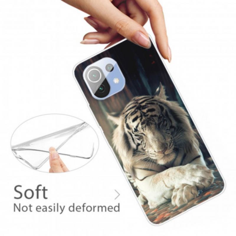 Coque Xiaomi Mi 11 Pro Flexible Tigre