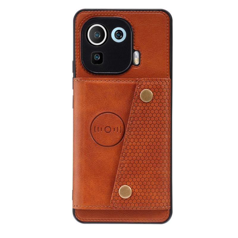 Coque Xiaomi Mi 11 Pro Portefeuille à Snap