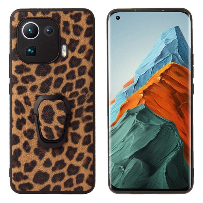 Coque Xiaomi Mi 11 Pro Style Léopard Anneau-Support