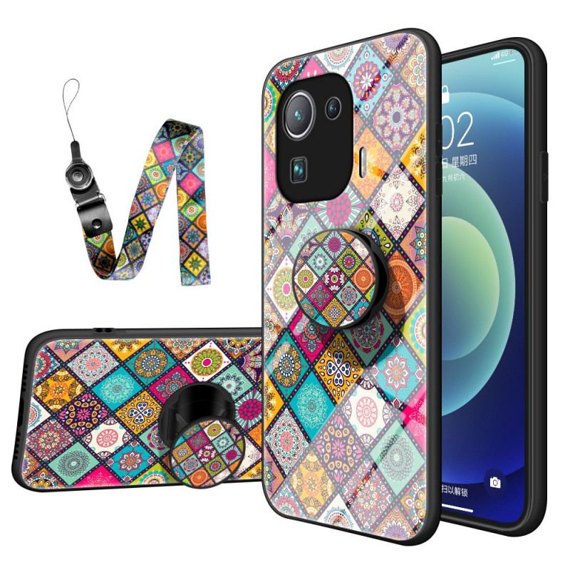 Coque Xiaomi Mi 11 Support Magnétique Patchwork