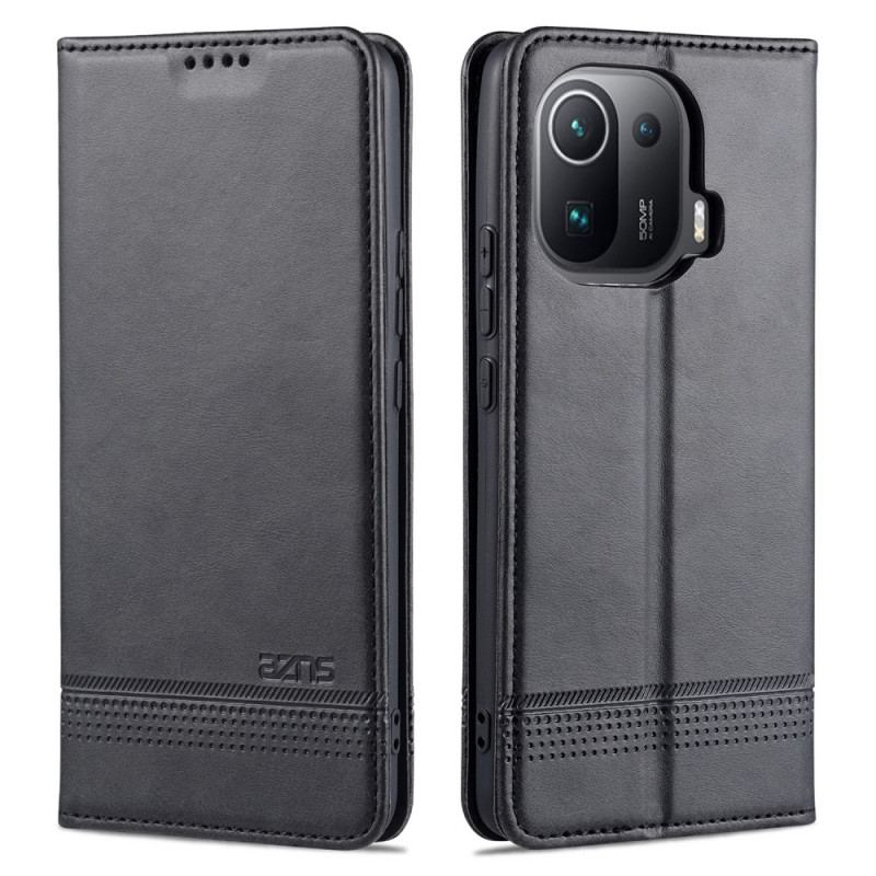 Flip Cover Xiaomi Mi 11 Pro Style Cuir AZNS