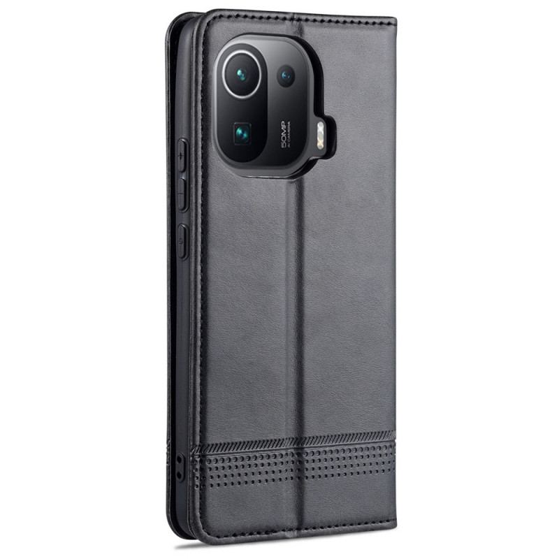 Flip Cover Xiaomi Mi 11 Pro Style Cuir AZNS