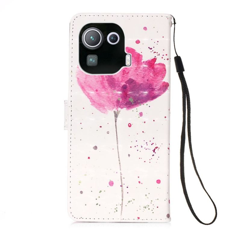 Housse Xiaomi Mi 11 Pro Coquelicot Aquarelle