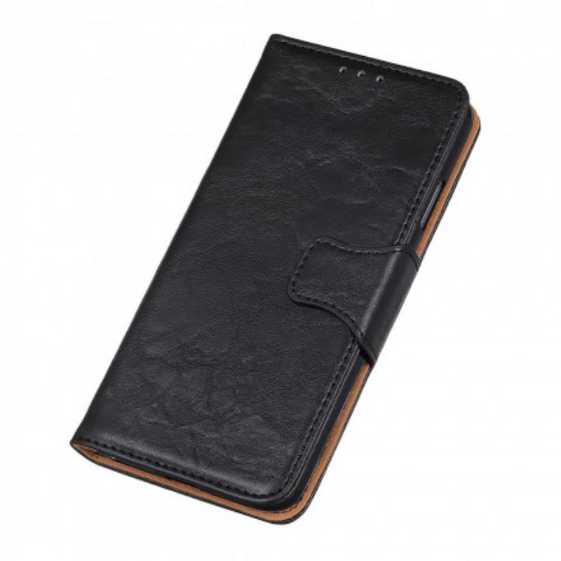 Housse Xiaomi Mi 11 Pro Cuir Fendu Fermoir Réversible