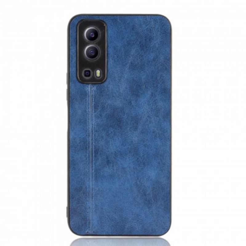 Coque Vivo Y72 5G Effet Cuir Couture