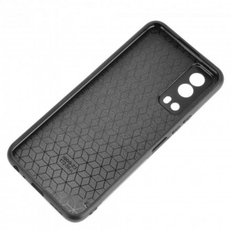 Coque Vivo Y72 5G Effet Cuir Couture