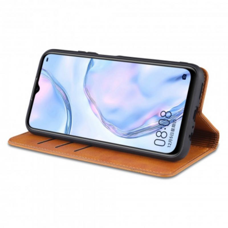 Flip Cover Vivo Y72 5G Style Cuir AZNS