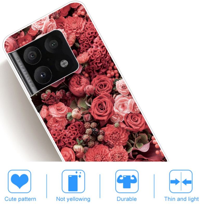 Coque OnePlus 10 Pro 5G Fleurs Roses