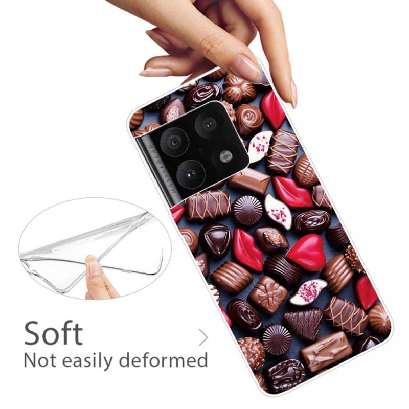 Coque OnePlus 10 Pro 5G Flexible Chocolat