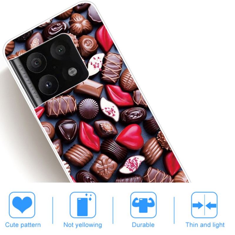 Coque OnePlus 10 Pro 5G Flexible Chocolat