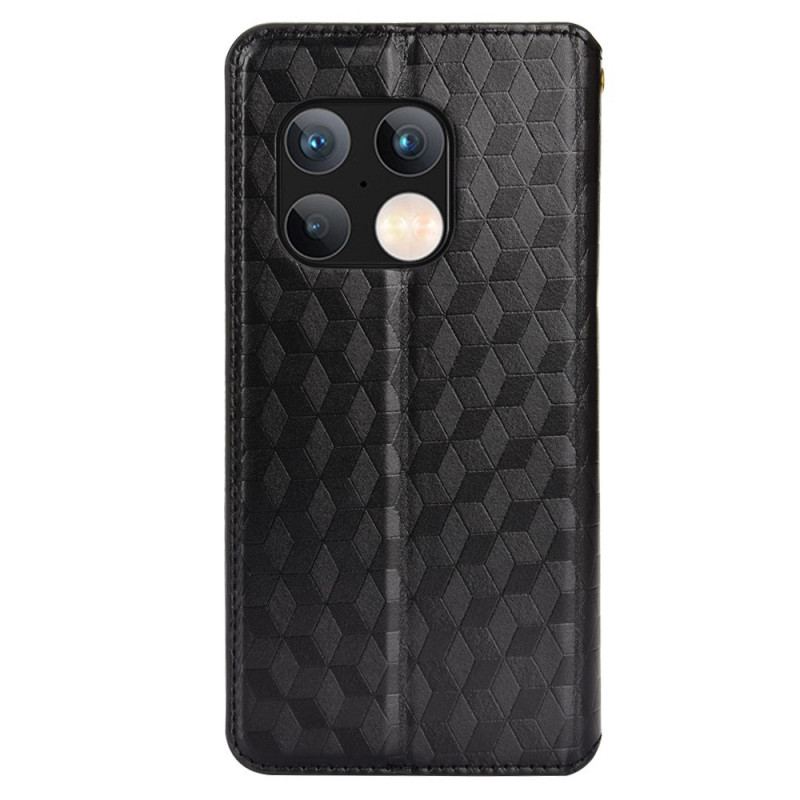 Flip Cover OnePlus 10 Pro 5G Effet Cuir Diamant