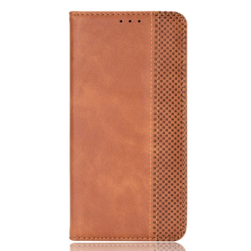 Flip Cover OnePlus 10 Pro 5G Effet Cuir Vintage Stylisé