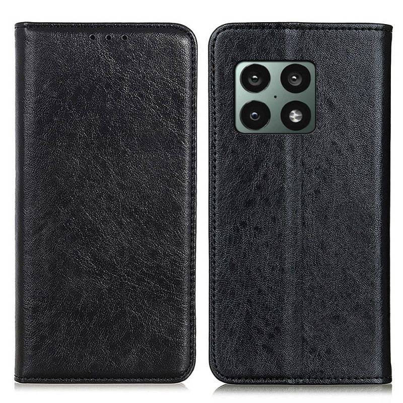 Flip Cover OnePlus 10 Pro 5G Texture Cuir