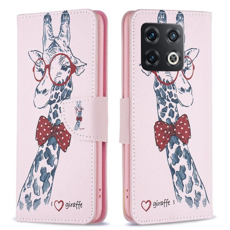 Housse OnePlus 10 Pro 5G Girafe Intello