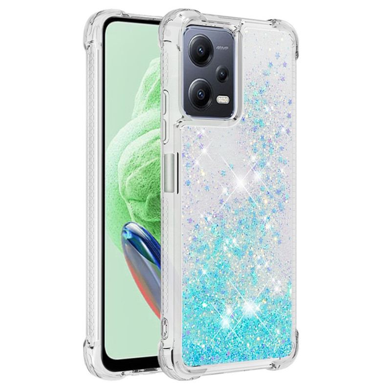 Coque Xiaomi Redmi Note 12/Poco X5 5G Paillettes Colorées