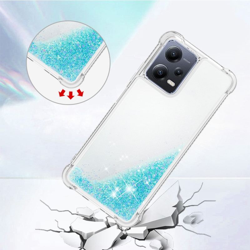 Coque Xiaomi Redmi Note 12/Poco X5 5G Paillettes Colorées