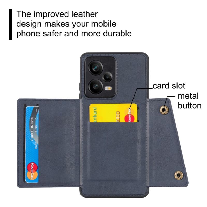 Coque Xiaomi Redmi Note 12/Poco X5 5G Porte-Cartes Support