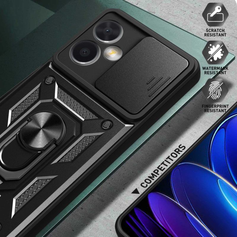 Coque Xiaomi Redmi Note 12/Poco X5 5G Protège Appareil Photo et Support