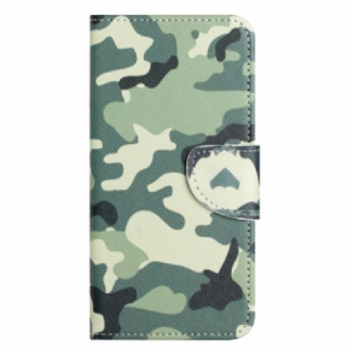 Housse Xiaomi Redmi Note 12/Poco X5 5G Camouflage à Lanière