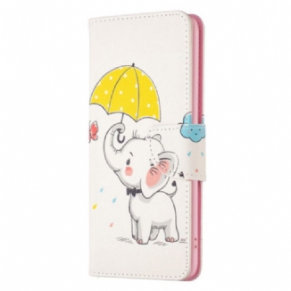 Housse Xiaomi Redmi Note 12/Poco X5 5G Éléphant sous la Pluie