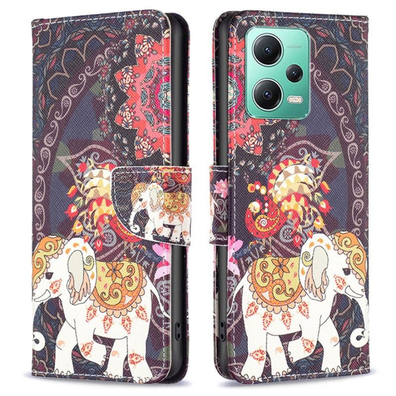 Housse Xiaomi Redmi Note 12/Poco X5 5G Éléphant Tribal