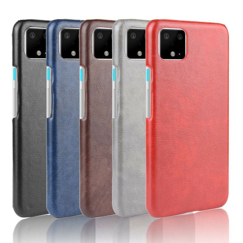 Coque Google Pixel 4 XL Effet Cuir Litchi