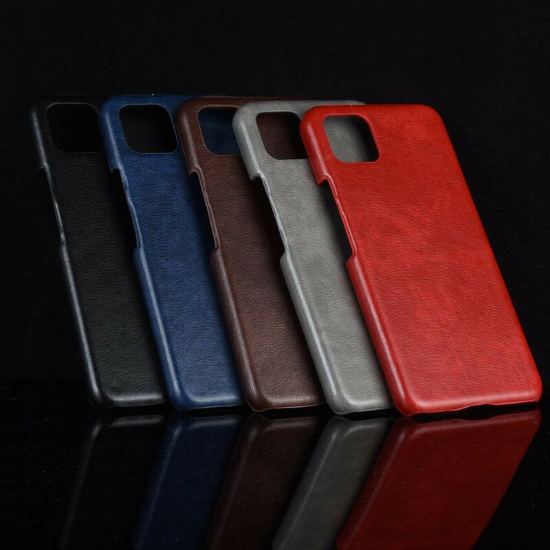 Coque Google Pixel 4 XL Effet Cuir Litchi