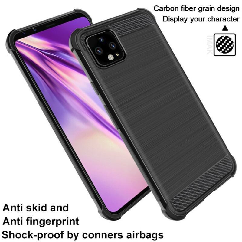 Coque Google Pixel 4 XL Fibre Carbone Brossée IMAK