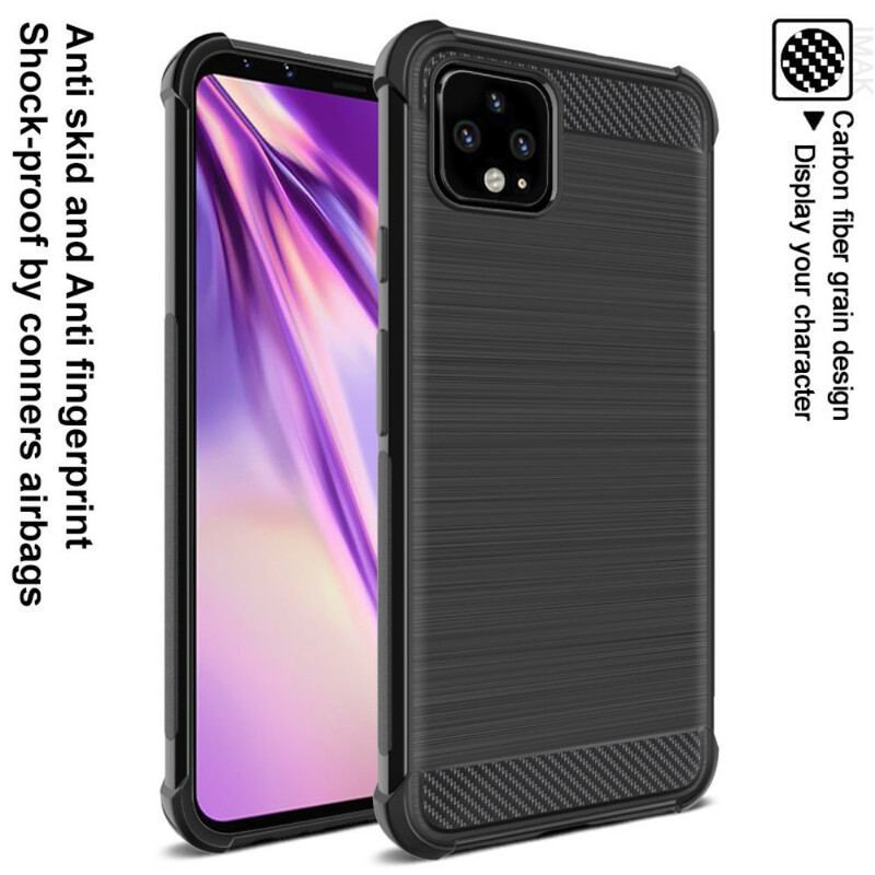 Coque Google Pixel 4 XL Fibre Carbone Brossée IMAK