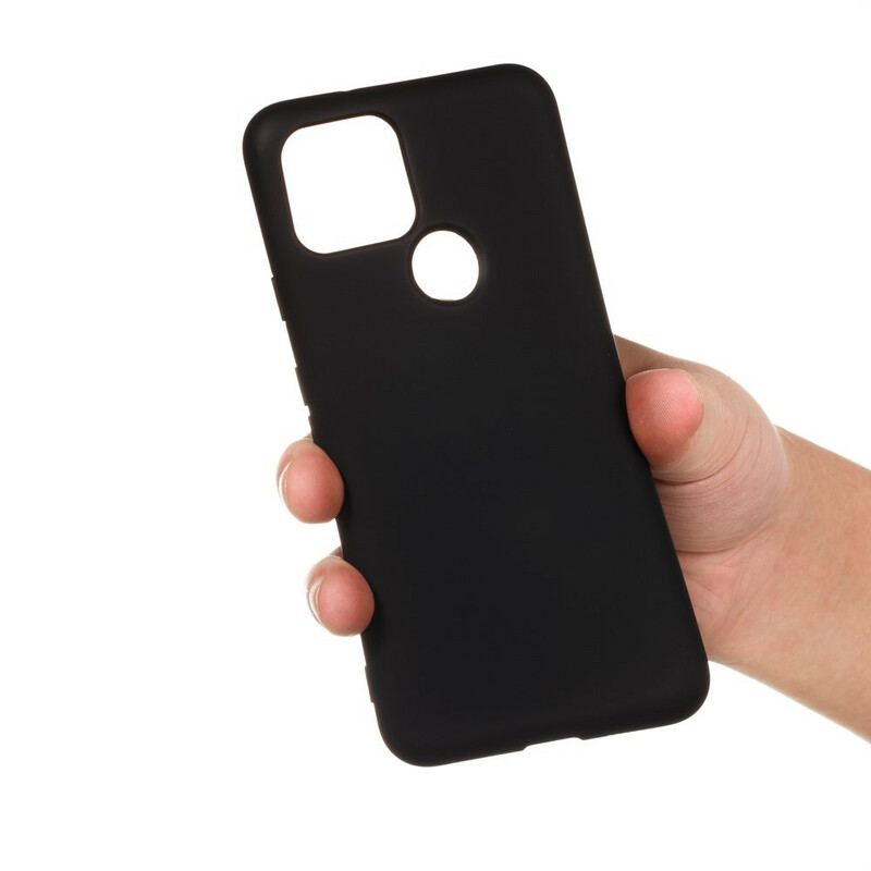 Coque Google Pixel 4a 5G Conception Silicone Liquide avec Lanière