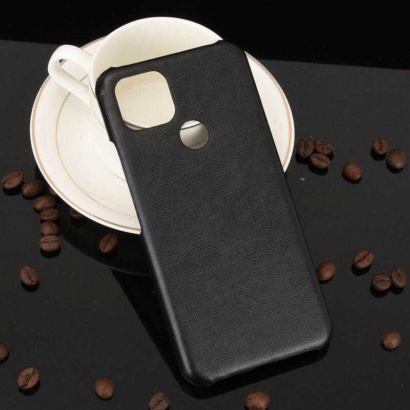 Coque Google Pixel 4a 5G Effet Cuir Litchi Performance