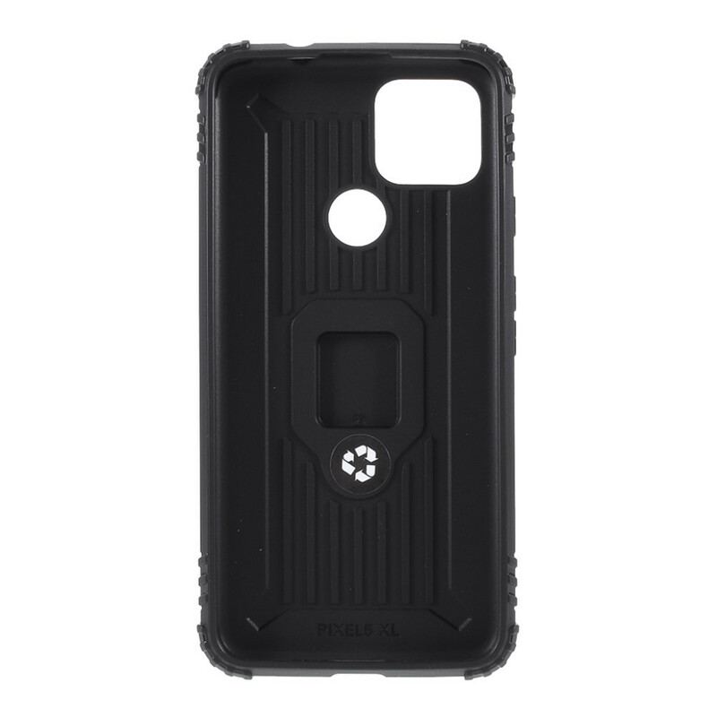 Coque Google Pixel 4a 5G Ring et Fibre Carbone