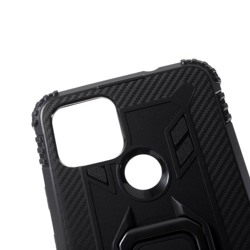 Coque Google Pixel 4a 5G Ring et Fibre Carbone