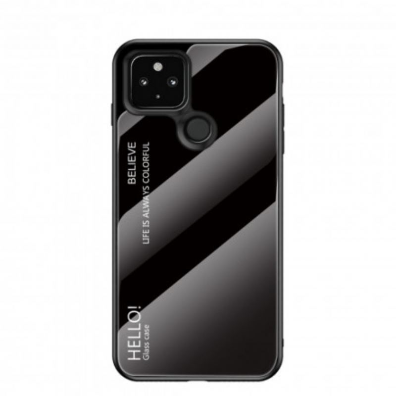 Coque Google Pixel 4a 5G Verre Trempé Hello