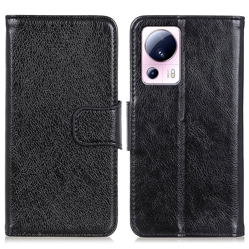 Housse Xiaomi 13 Lite Cuir Nappa Fendu