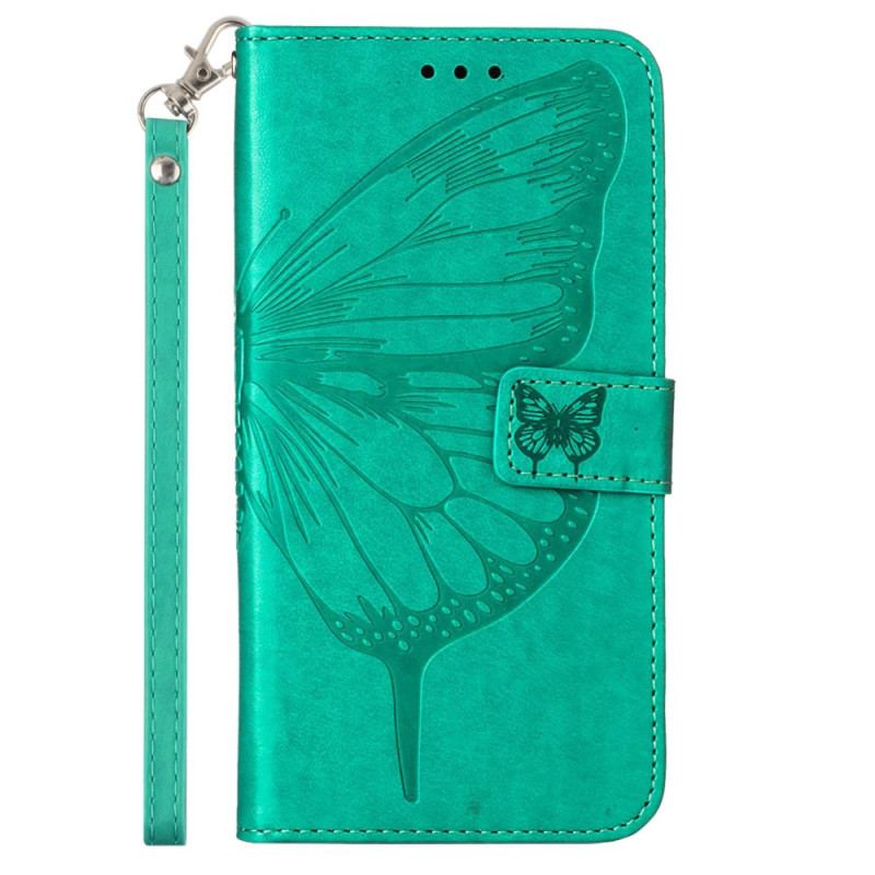 Housse Xiaomi 13 Lite Design Papillon avec Lanière